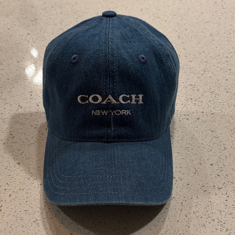 Coach Denim Blue Baseball Cap